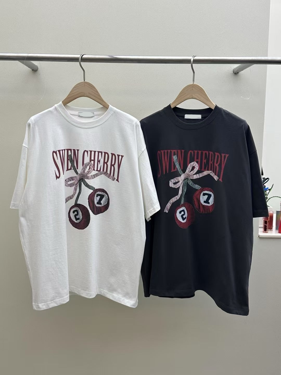 車厘子pattern print tee - TP561