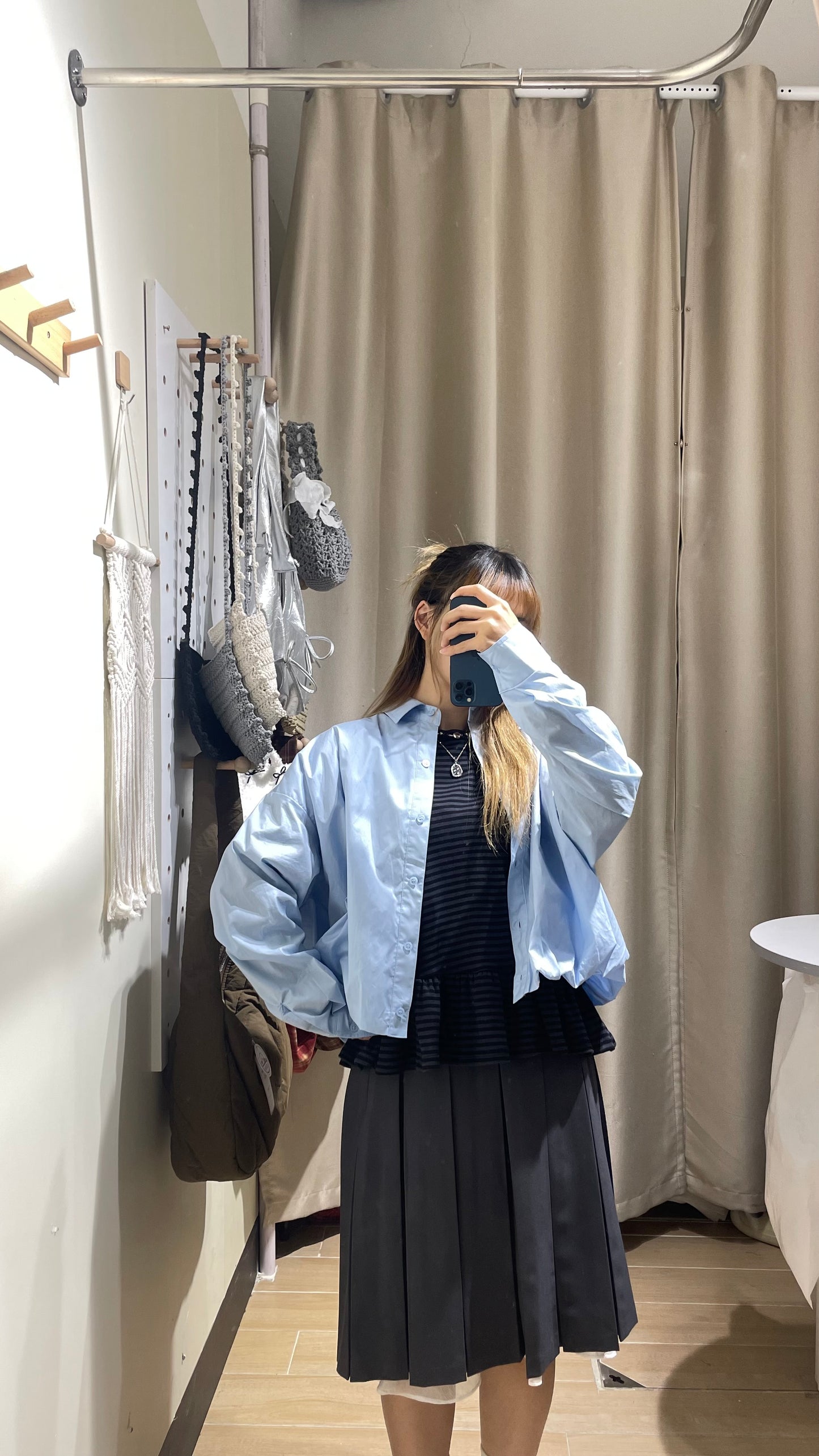 泡泡日系襯衫 - ST511
