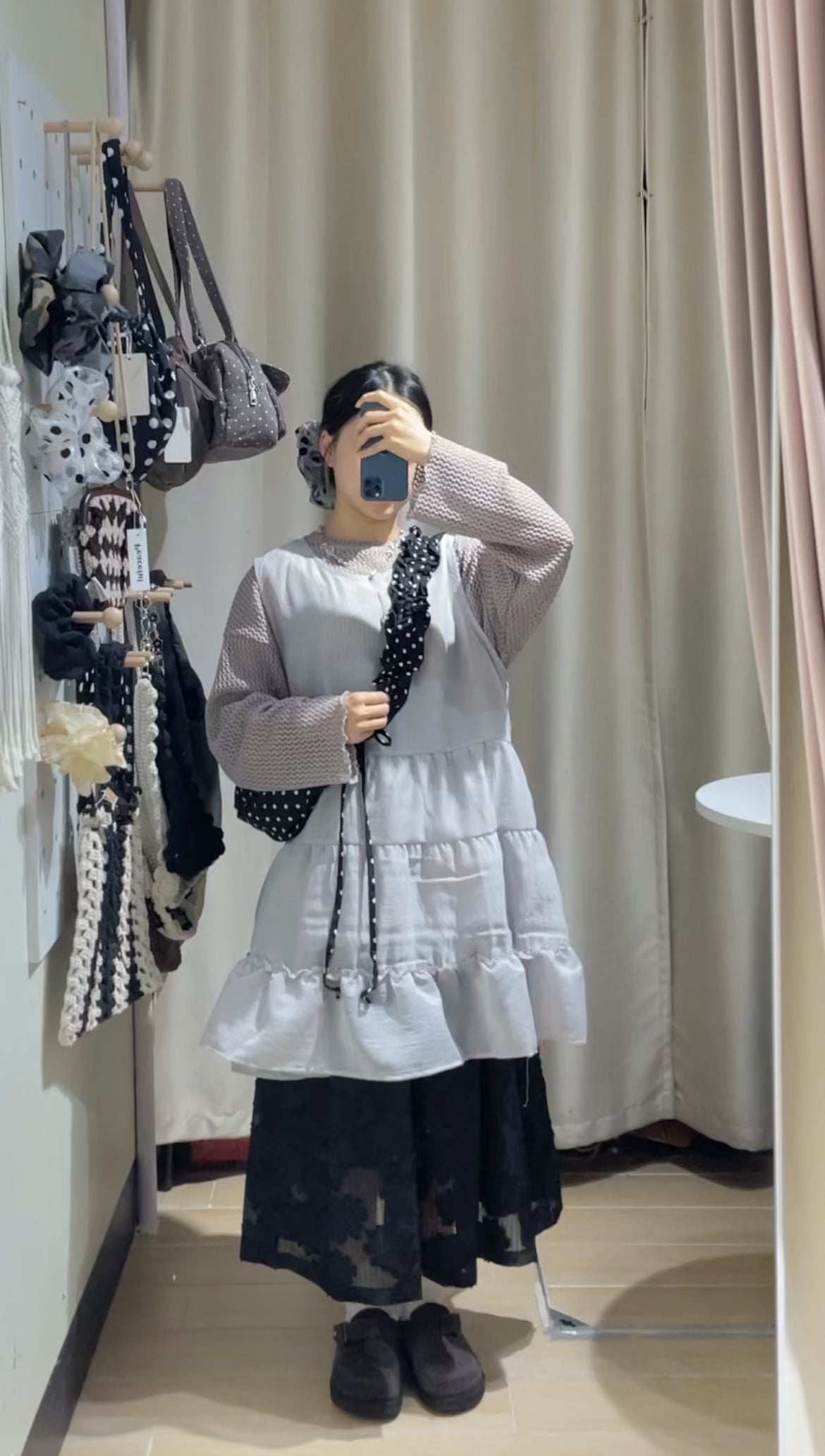 繡花透透半裙 - SK610