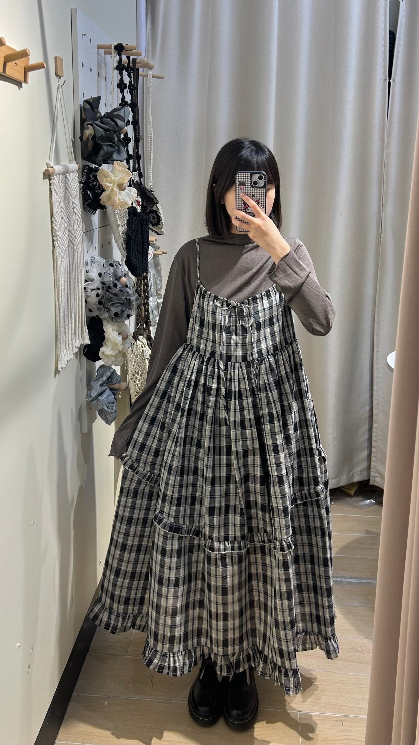 綁繩格仔ruffle ops - OA587