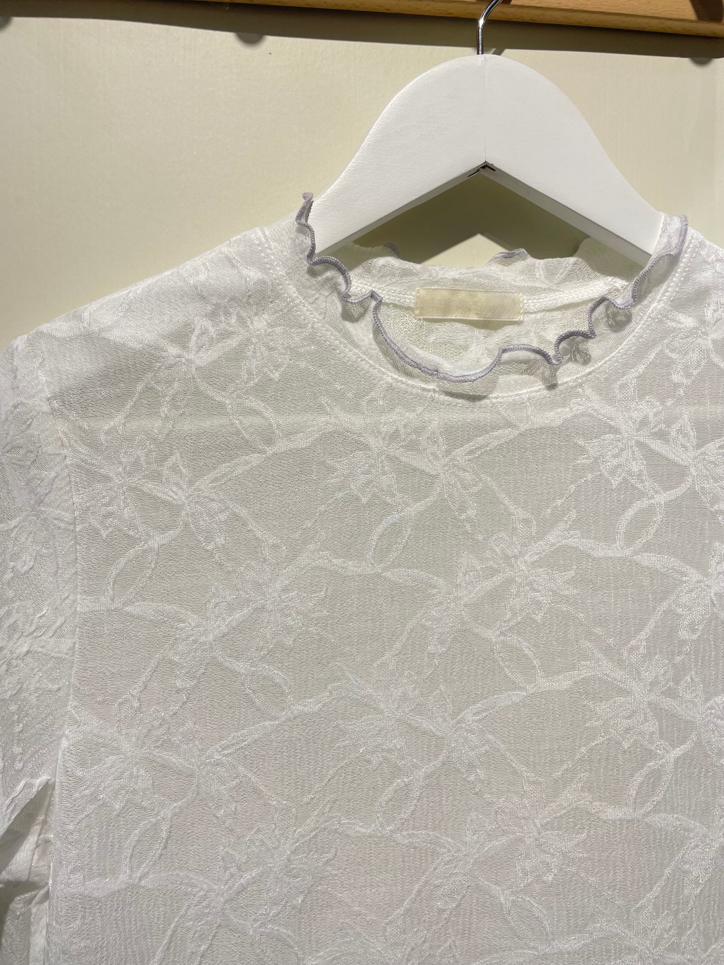 透膚花紋see through tee - TP618