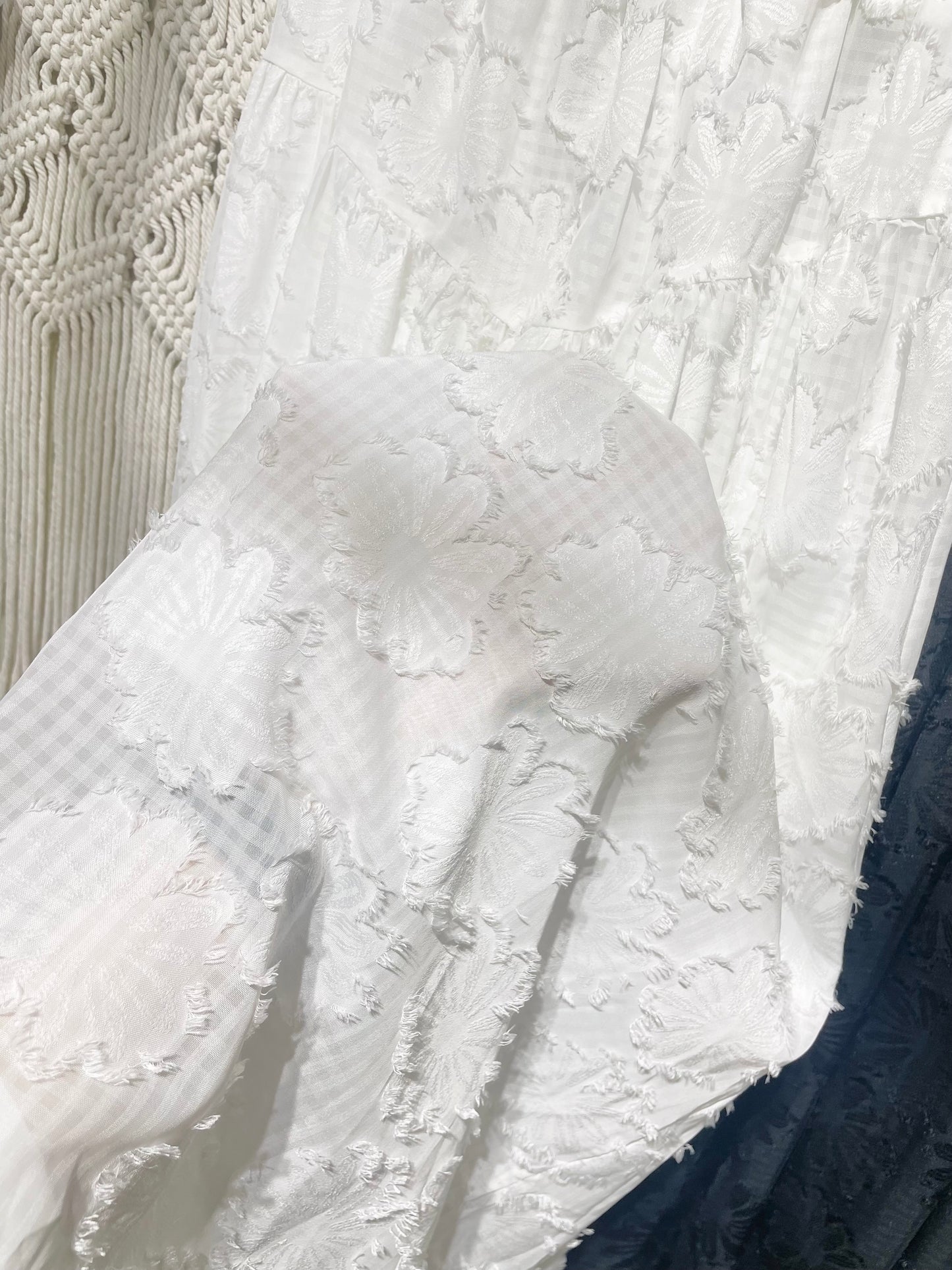 繡花透透半裙 - SK610