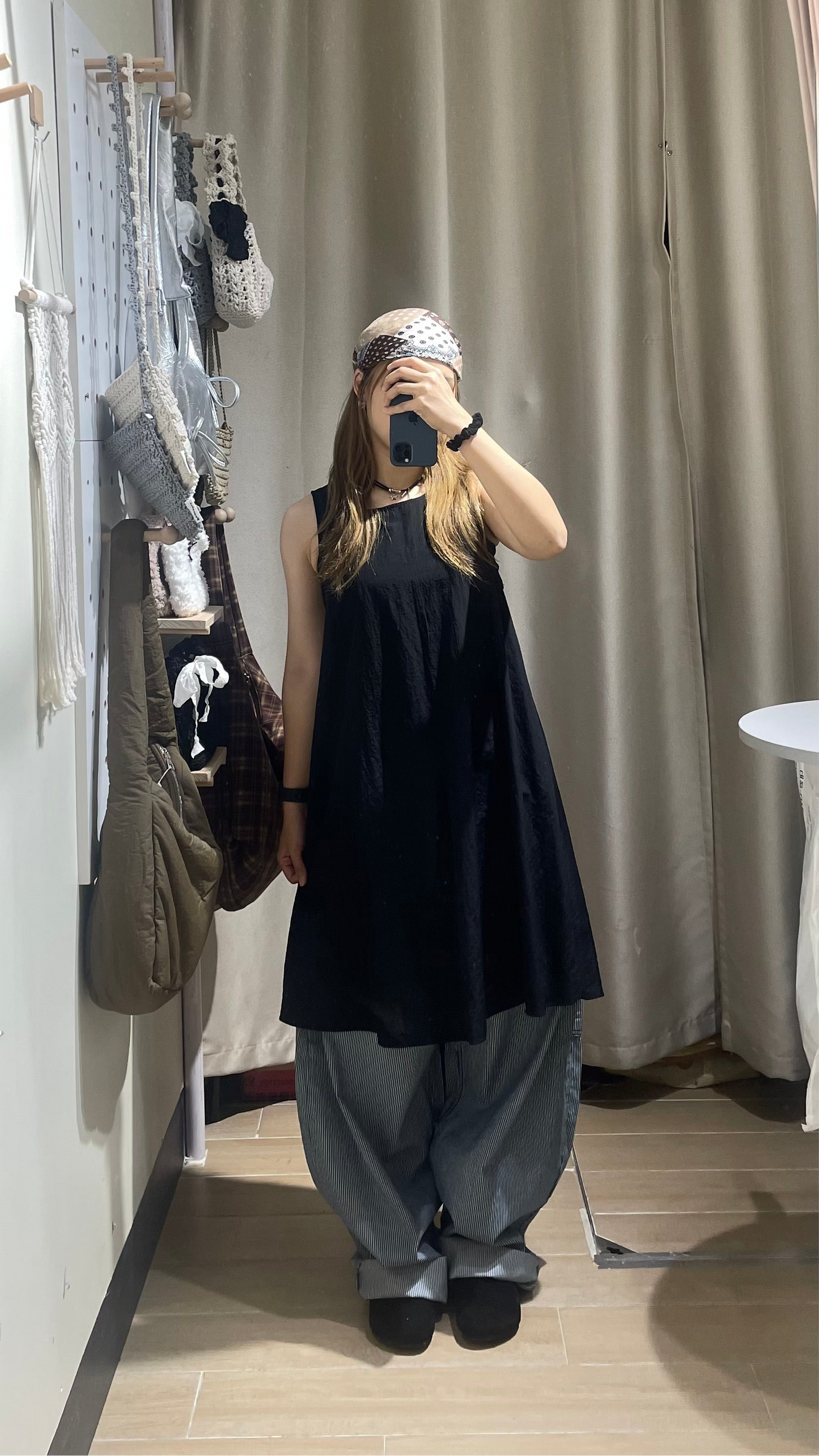 Unisex直紋Balloon Pant - PT551