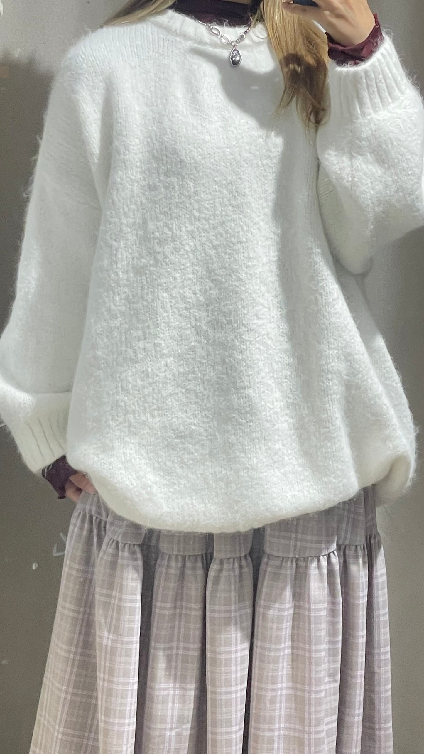 棉花糖針織冷衫 - KN588