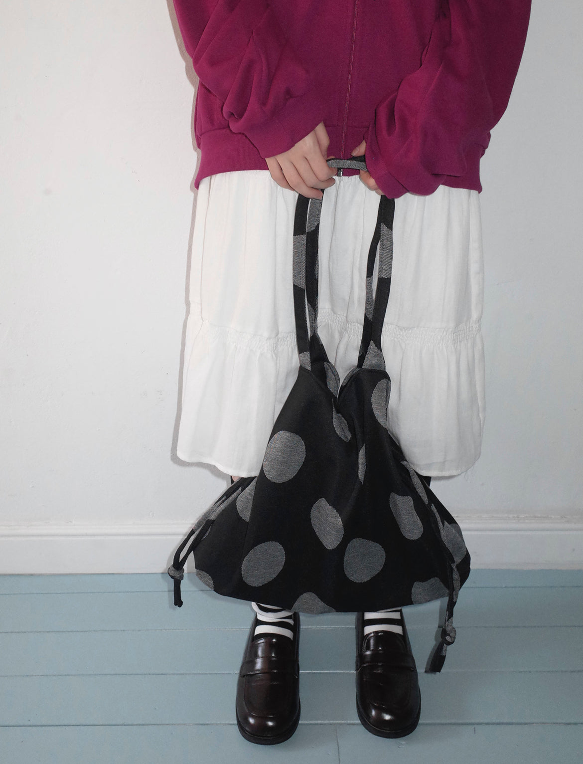 昭和風波點tote bag
