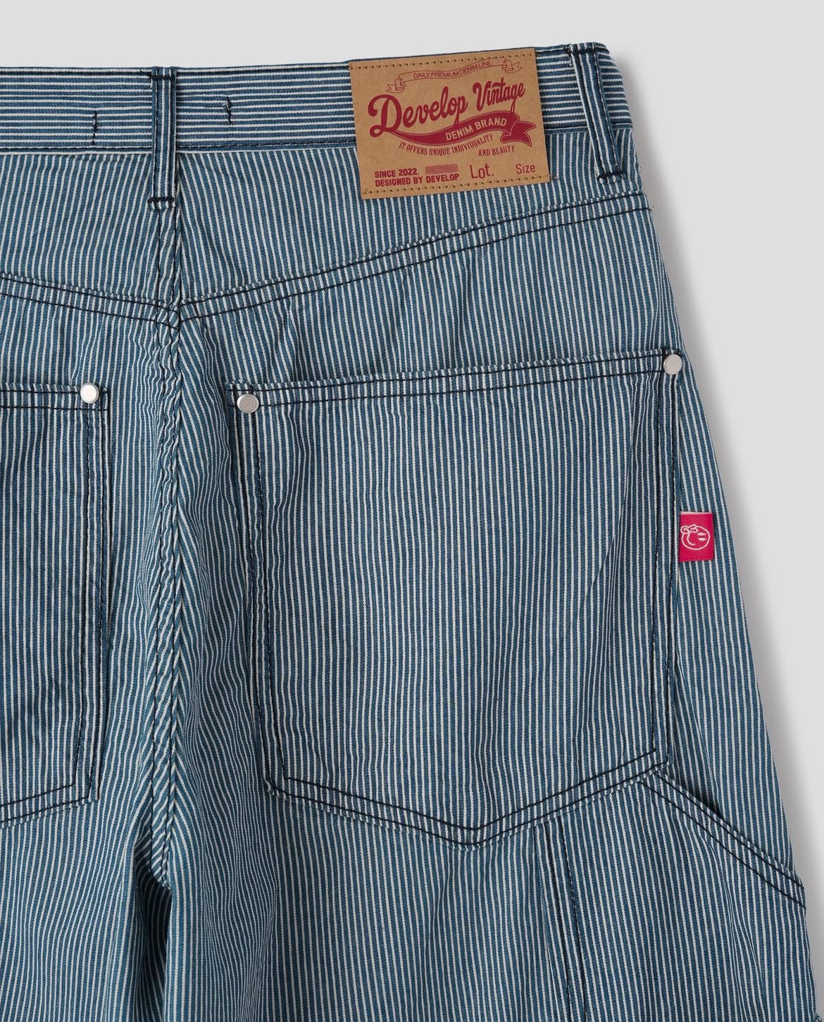 Unisex直紋Balloon Pant - PT551