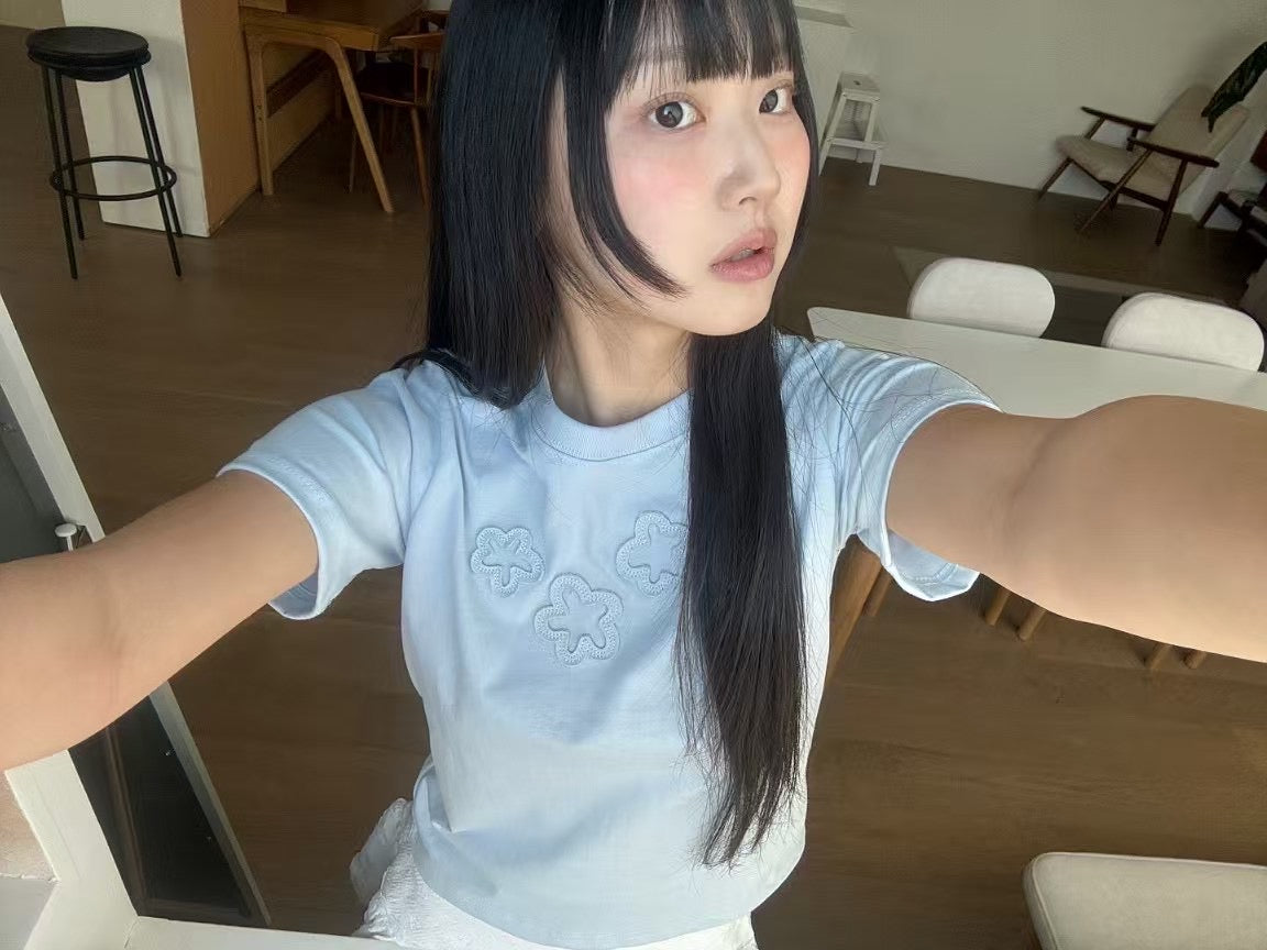 立體花花tee - TP526