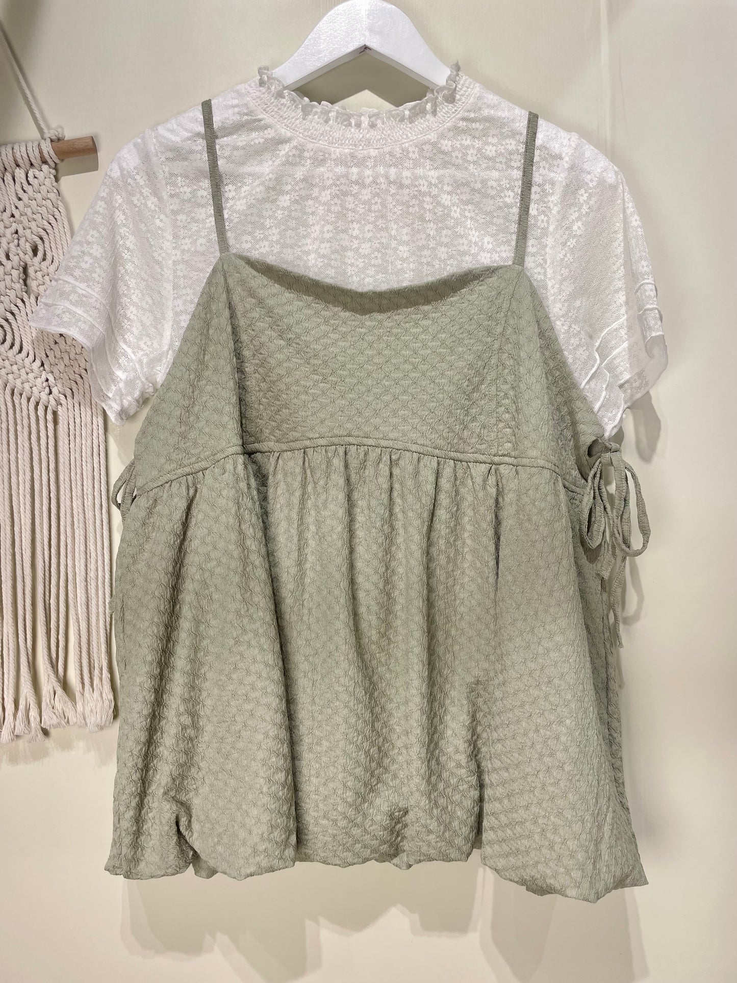 小花see through tee - TP576