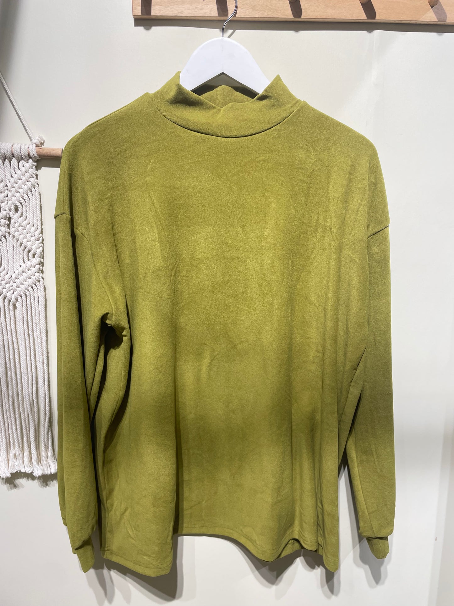 薄絨企領打底top