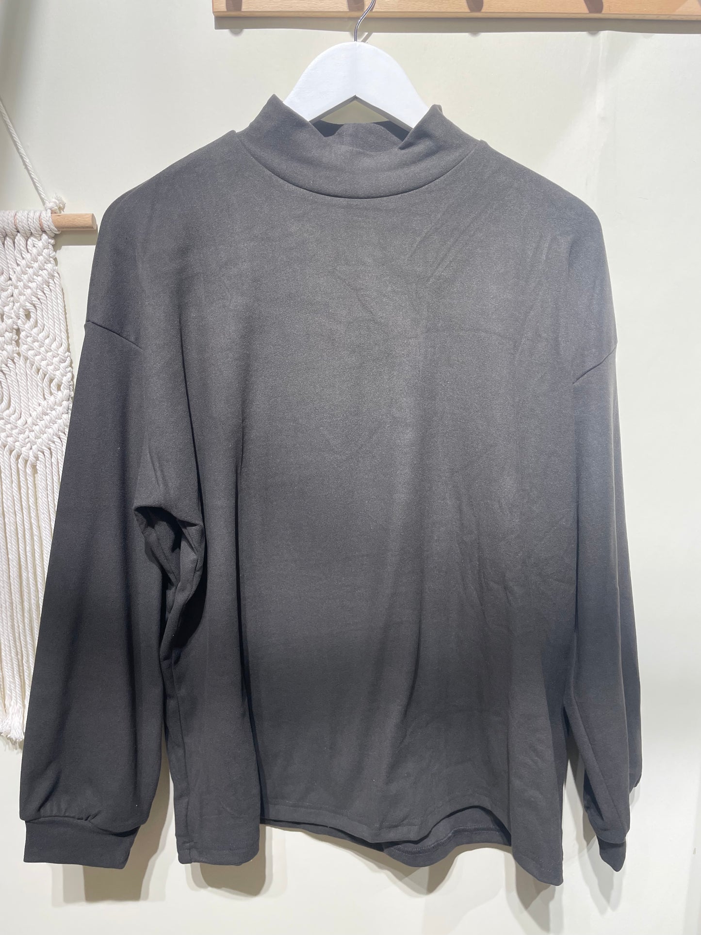 薄絨企領打底top