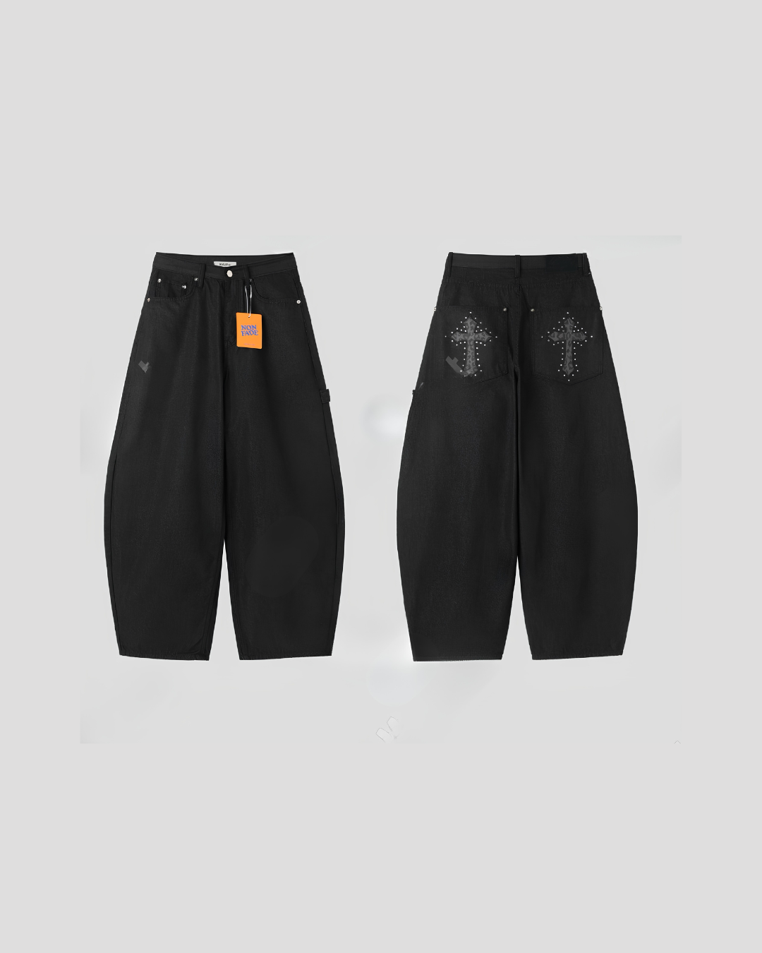 Non-fade十字架口袋彎刀褲 | pre-order