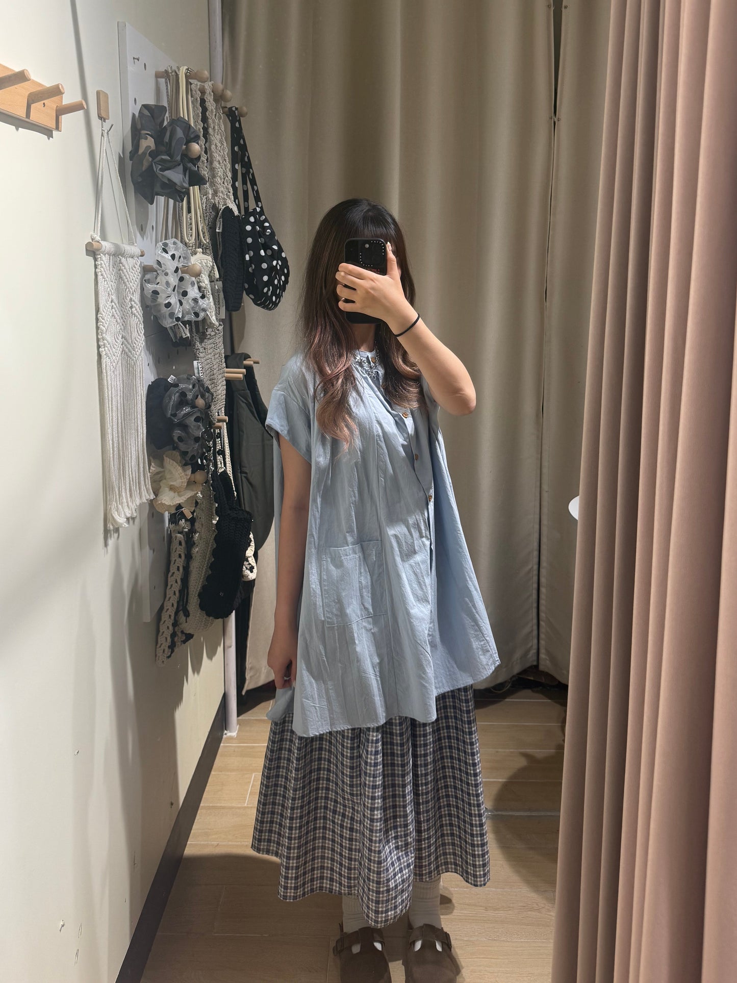 雞翼袖日系blouse
