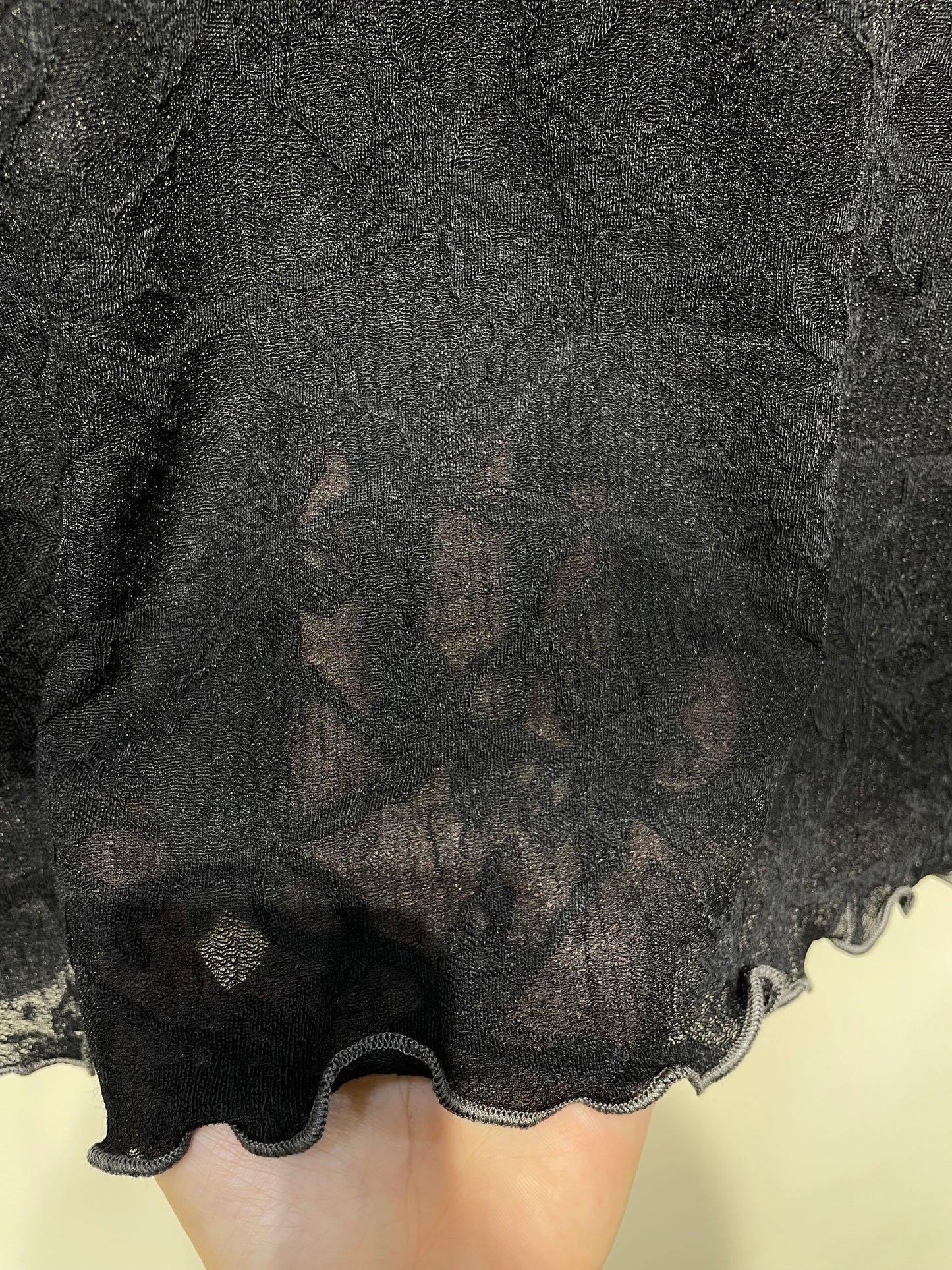 透膚花紋see through tee - TP618
