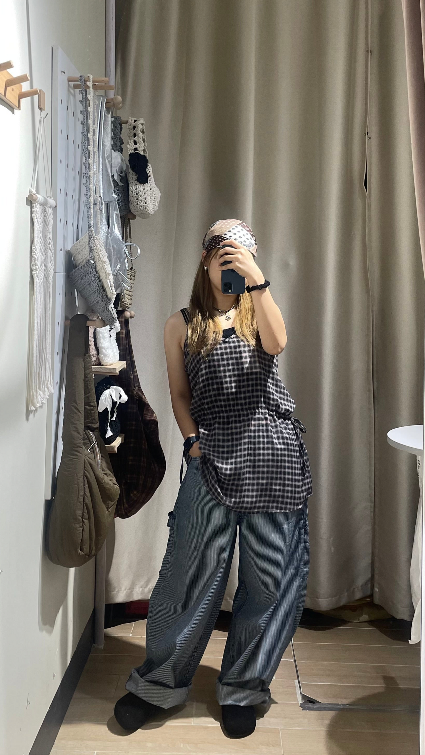 Unisex直紋Balloon Pant - PT551