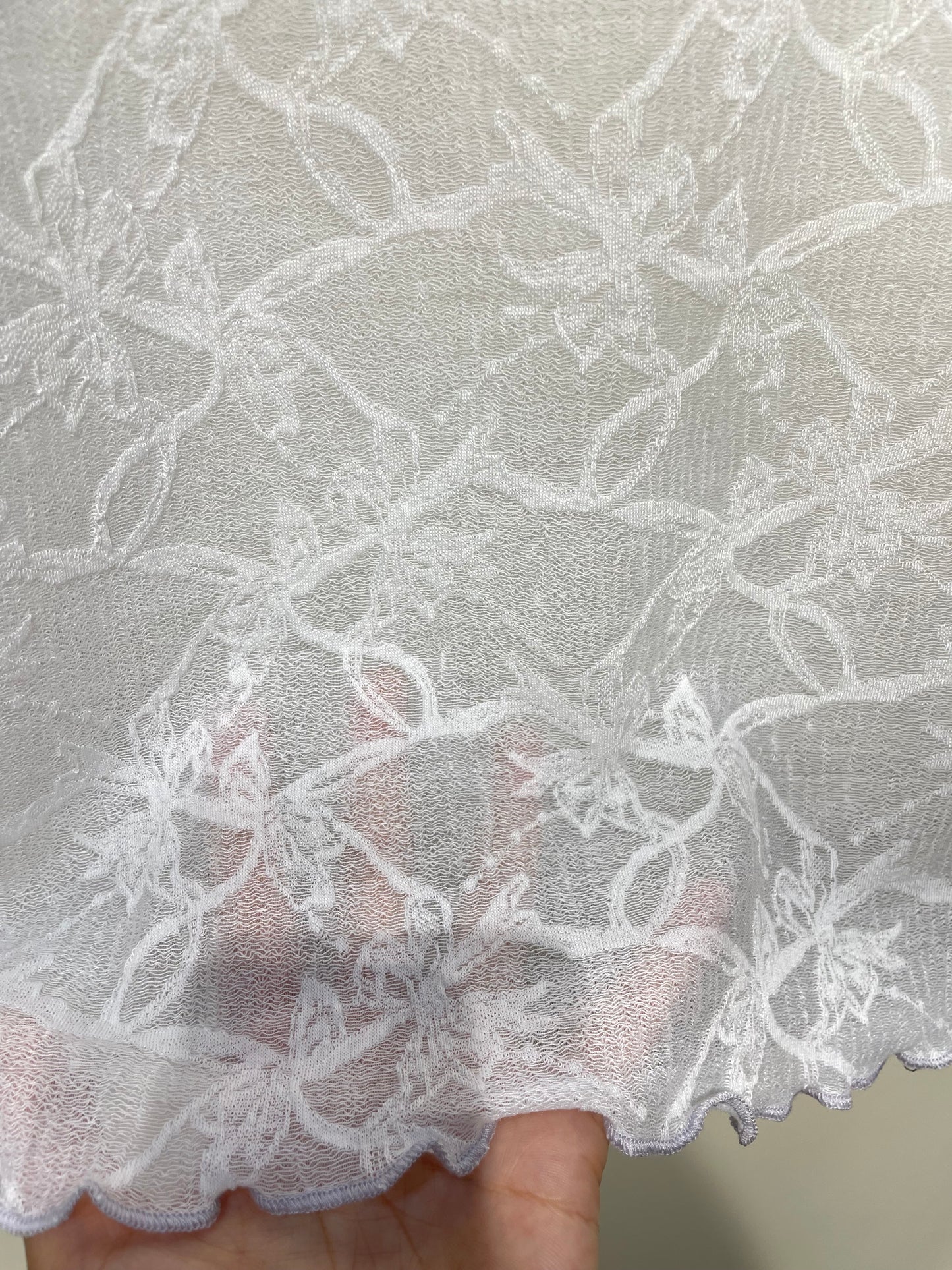 透膚花紋see through tee - TP618