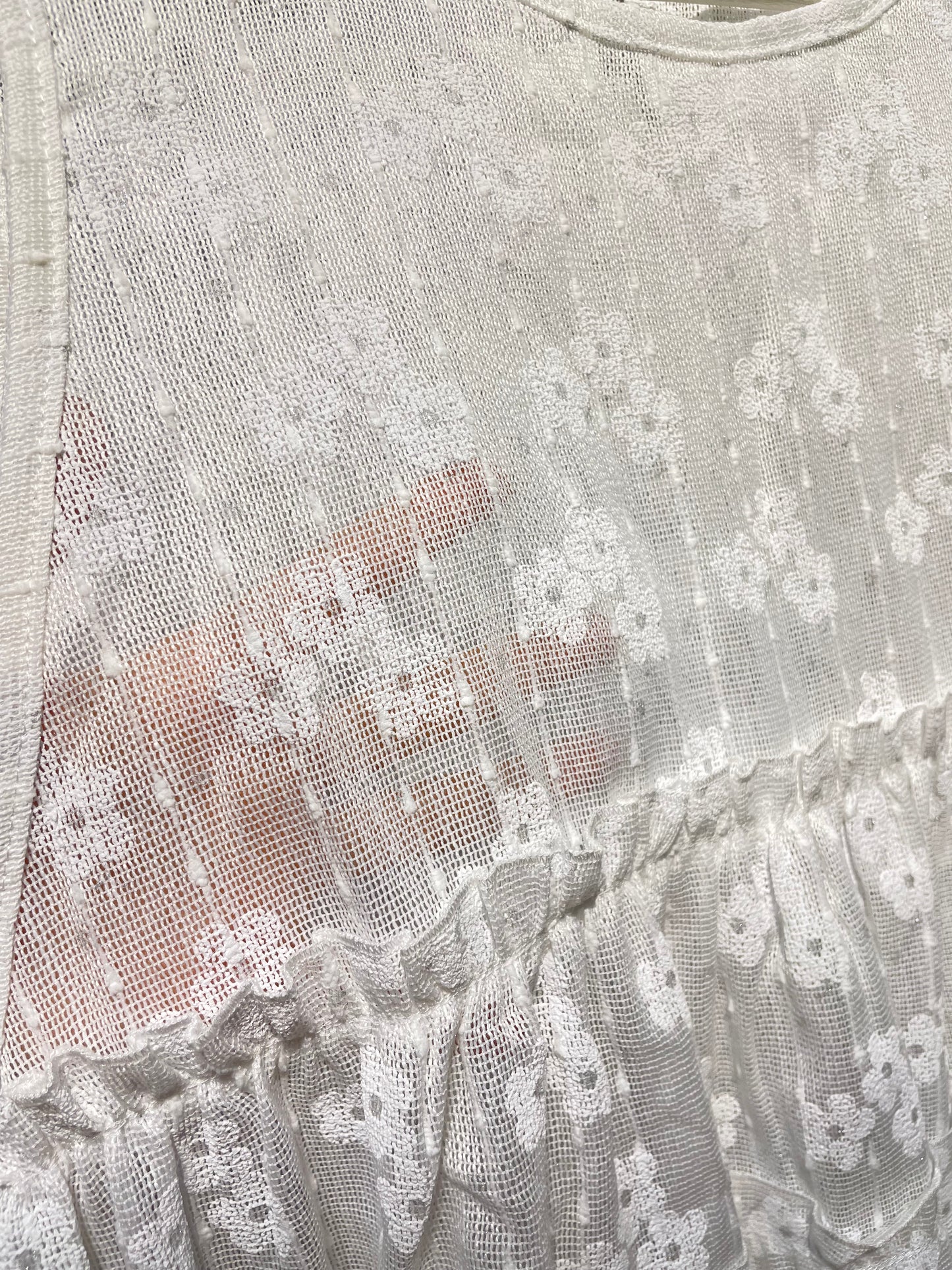 日系小花ruffle layer ops - OA621