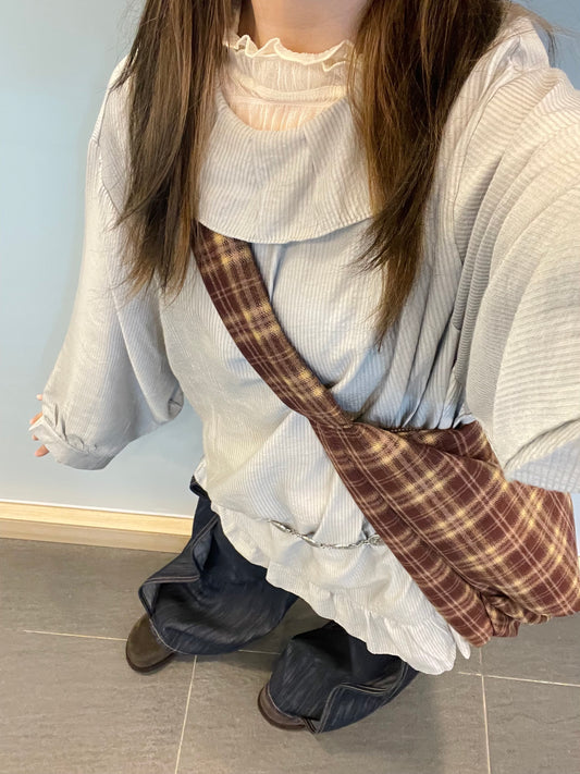 雙層高領透膚basic tee - TP521