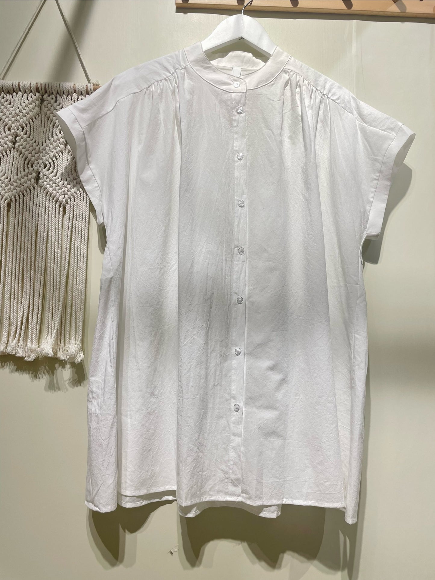 雞翼袖日系blouse