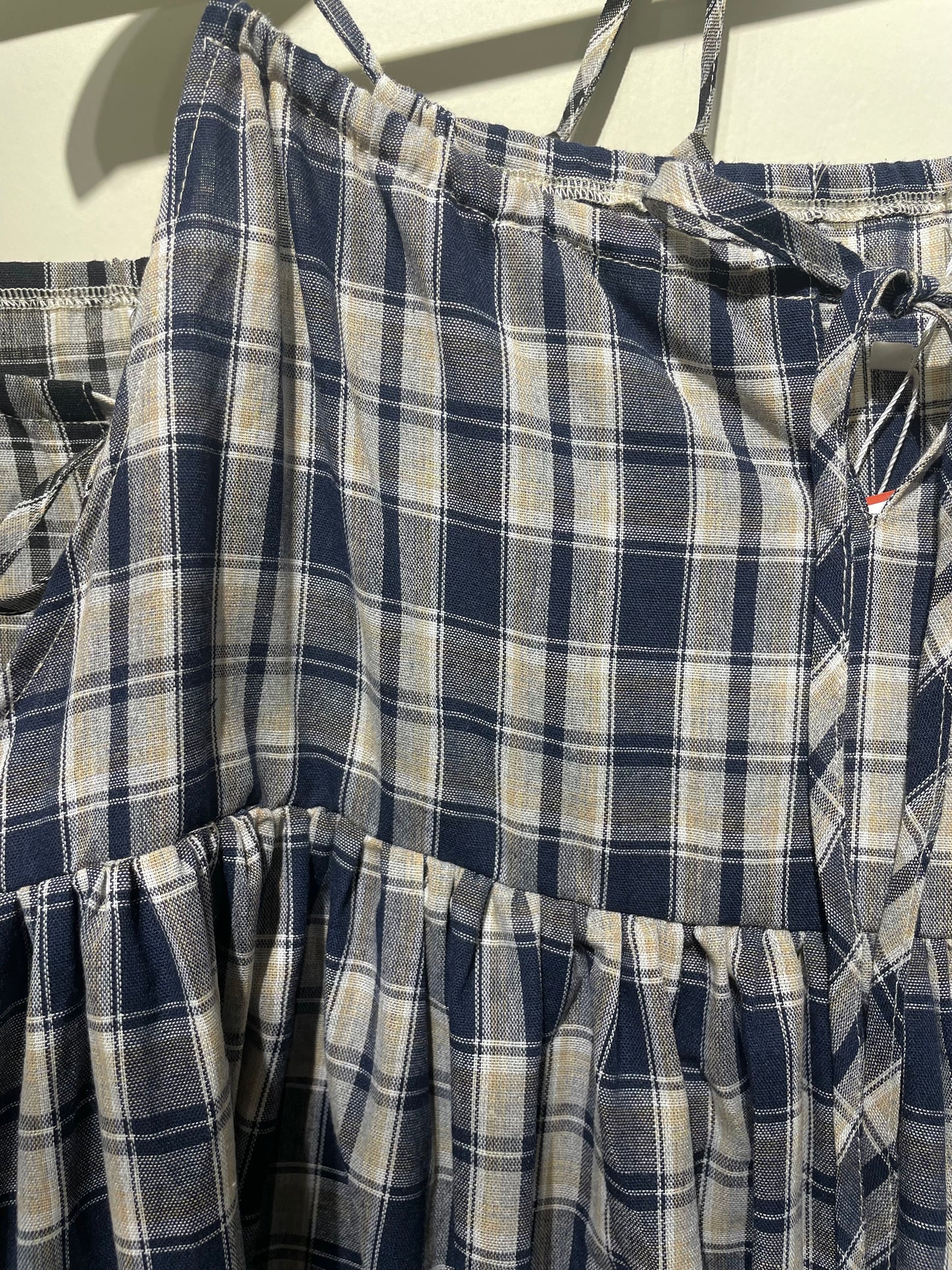 綁繩格仔ruffle ops - OA587