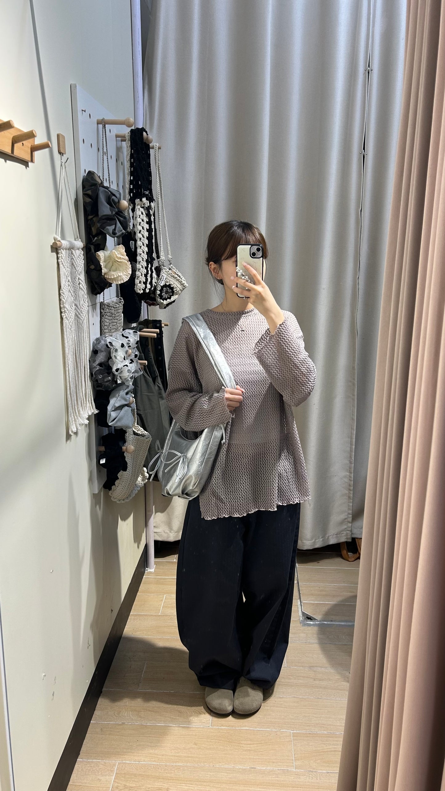 網格oversize top - TP604