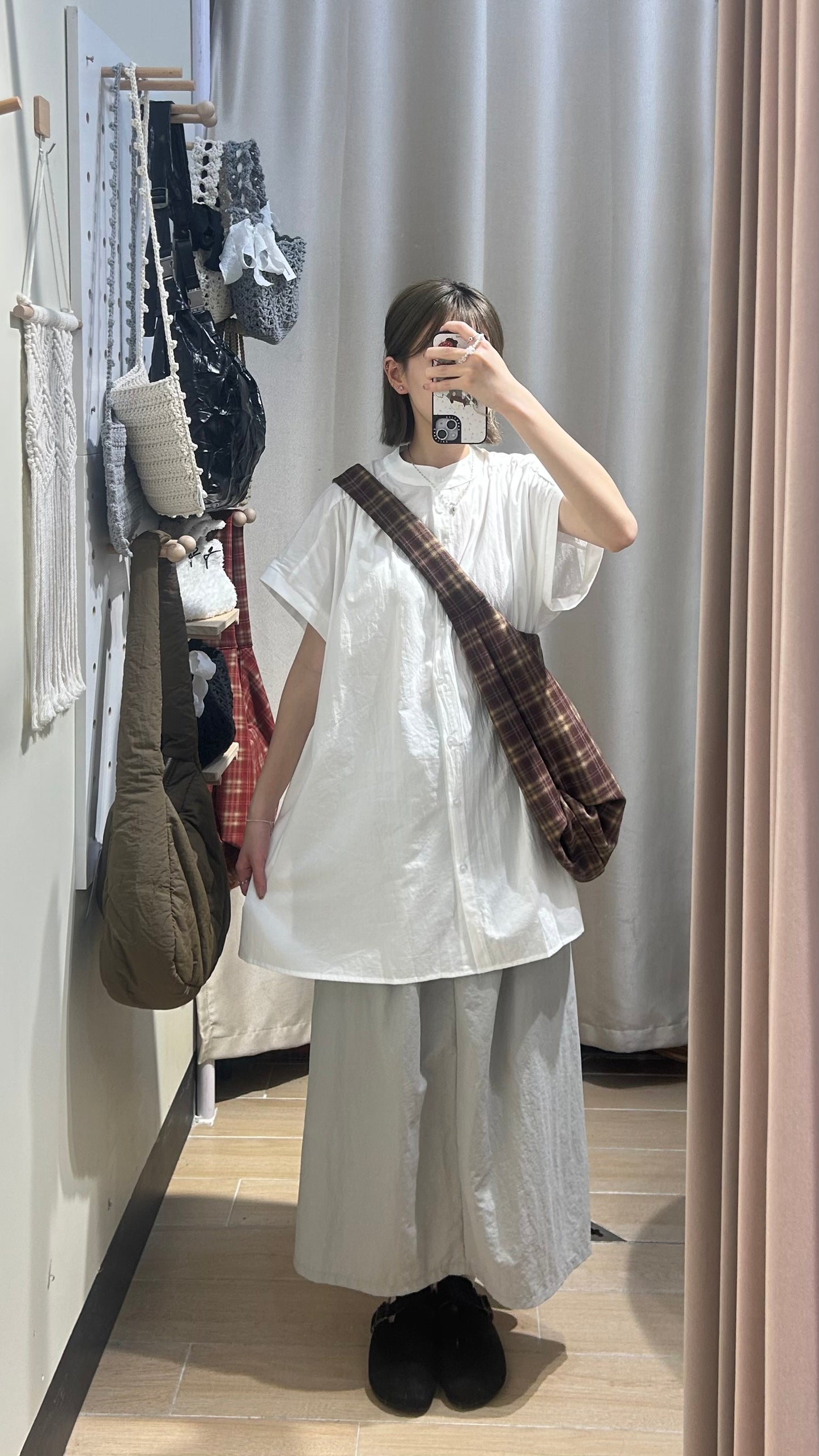 雞翼袖日系blouse