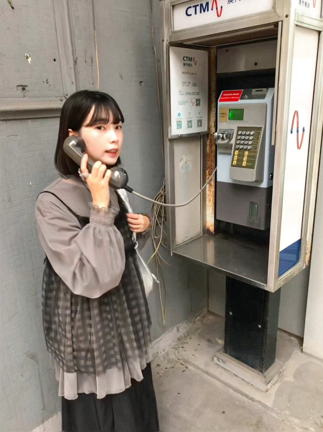 日系透膚ruffle blouse - ST584