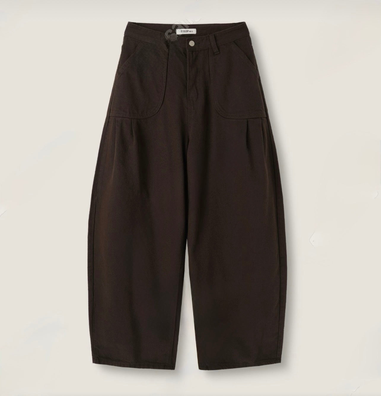 皺褶口袋彎刀褲｜pre-order